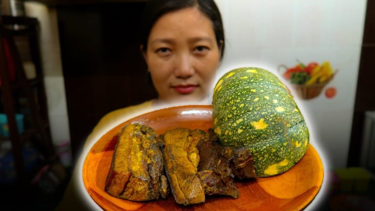 Cooking SMOKED PORK With PUMPKIN | Smoked Pork Recipe | Becky Makes Stuffs