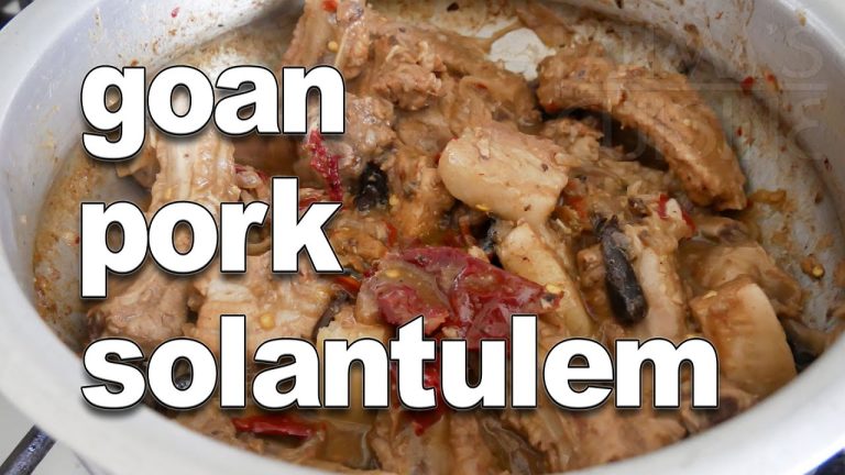 Goan Pork Solantlem (Kokum) | Pork Solantulem Recipe / Amsol Recipe |  Goan Pork Recipes