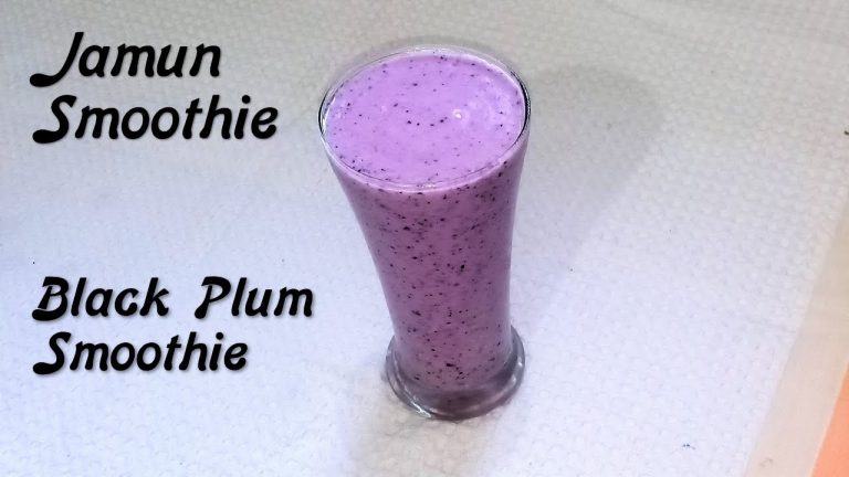 Jamun Smoothie Recipe | Black Plum Smoothie | Immunity Boosting Drinks | Healthy Drinks Recipes