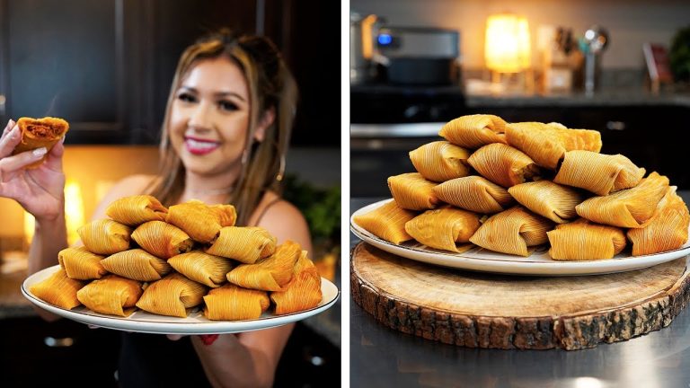 HOW TO MAKE THE BEST AUTHENTIC RED PORK TAMALES | Tamales Rojos de Puerco