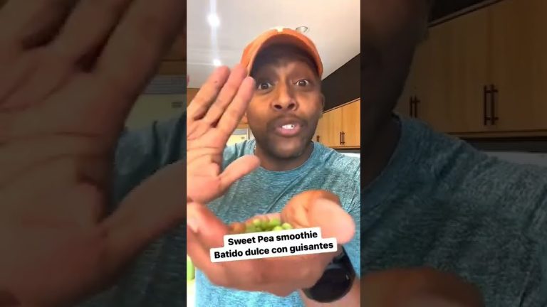 Sweet Pea Green Smoothie #shorts #smoothie #recipe #smoothierecipe