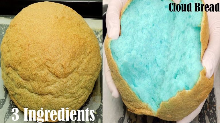 CLOUD BREAD RECIPE WITH 3 INGREDIENTS