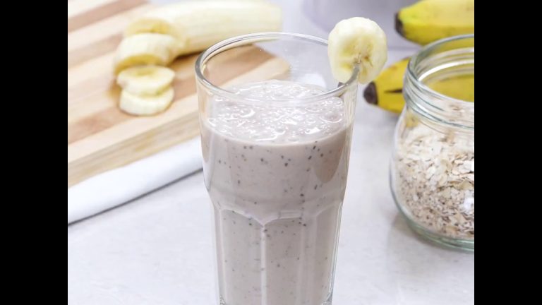 Banana Oatmeal Smoothie | Banana Smoothie Recipe