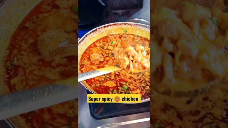 super spicy 🥵 chicken recipes | chicken street food #shorts #streetfood #nonveg
