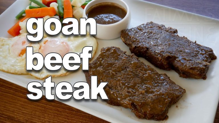 Goan Beef Steak | Beef Steak Recipe Easy | Goan Beef Recipes