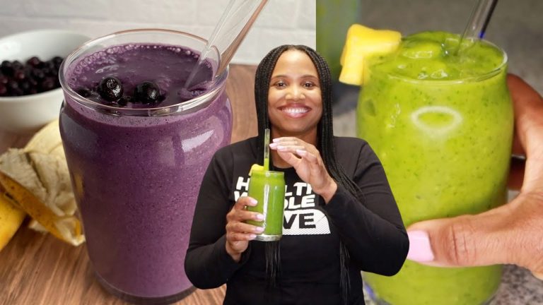 2 EASY Smoothie Recipes | 4 Simple Ingredients and Tips | Brown Vegan