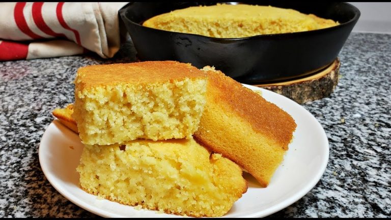 Easy Cornbread Recipe | How To Make Soft Fluffy Cornbread