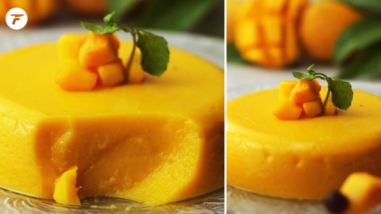 Mango Pudding by Foodizo| No Gelatin | Three Ingredients Pudding | Mango Dessert Recipes
