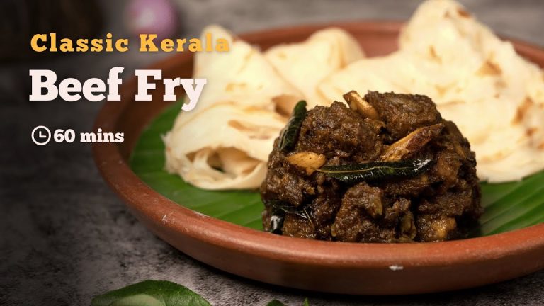 Kerala Beef Fry Recipe | Beef Roast Recipe | Authentic Beef Roast | Nadan Beef Fry | Cookd
