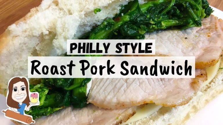 Philly Style Roast Pork Sandwich