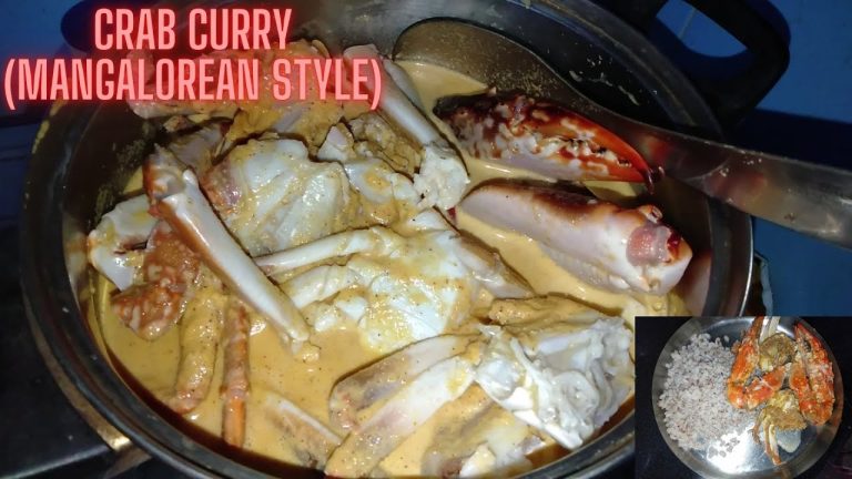 Crab Curry / ಏಡಿ Ghashi / Seafood Recipes / Mangalorean Crab Curry