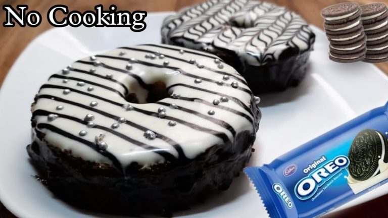 5 min Fireless Cooking recipe for Competition | Soft , Tasty , Fluffy Oreo Bread Donut