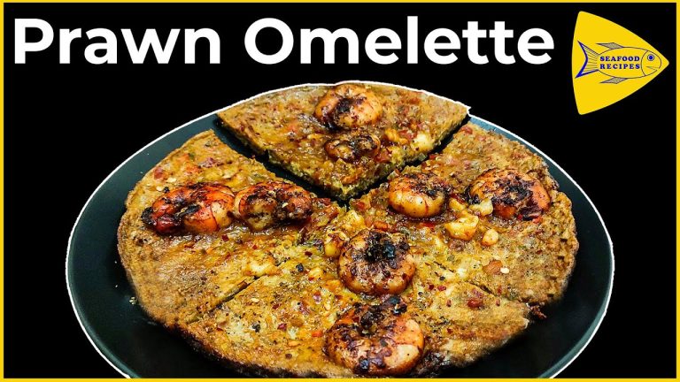 Prawn Omelette  | Seafood Omelette | Egg and Prawn Recipe @Seafood Recipes By Bayman