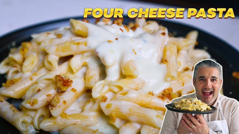 How to Make FOUR CHEESE PASTA Like an Italian