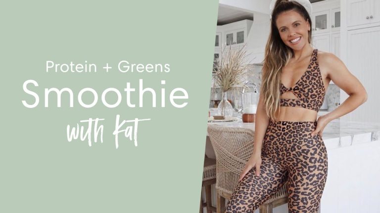 Protein + Greens Smoothie Recipe With Katrina | Tone It Up
