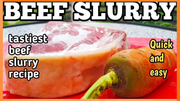 SUPER EASY BEEF SLURRY RECIPE