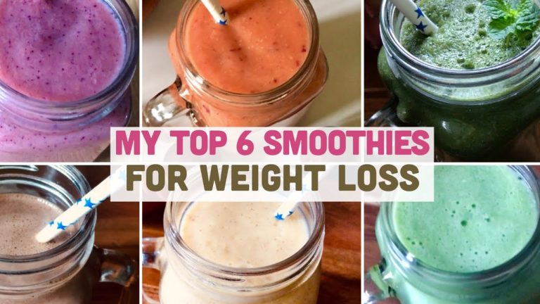 My Top 6 Smoothie Recipes | Easy & Quick Breakfast Smoothie Weight Loss