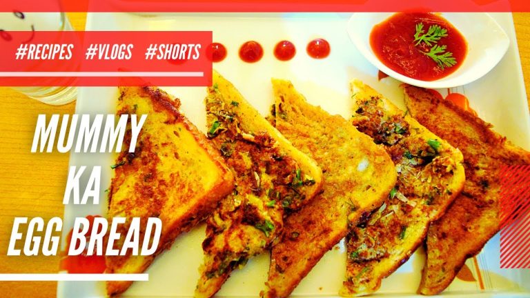Mummy ka Egg Bread Recipe | Mummy Style Egg Bread | Egg Bread Nasta Recipe |Egg Bread Recipe #Shorts