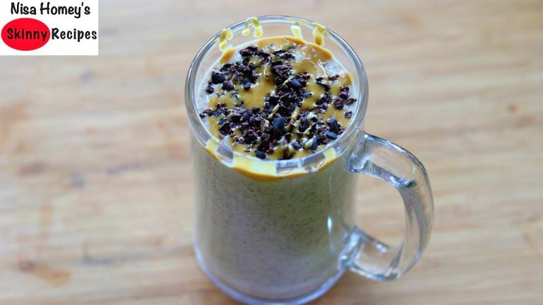 Peanut Butter Smoothie Recipe – Dairy Free ( no milk) – Vegan Recipes | Skinny Recipes