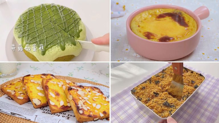 Tiktok ASMR Cooking 🍧 [Engsub] Easy Cooking Recipes Of Some Easy-To-Make Cakes #97