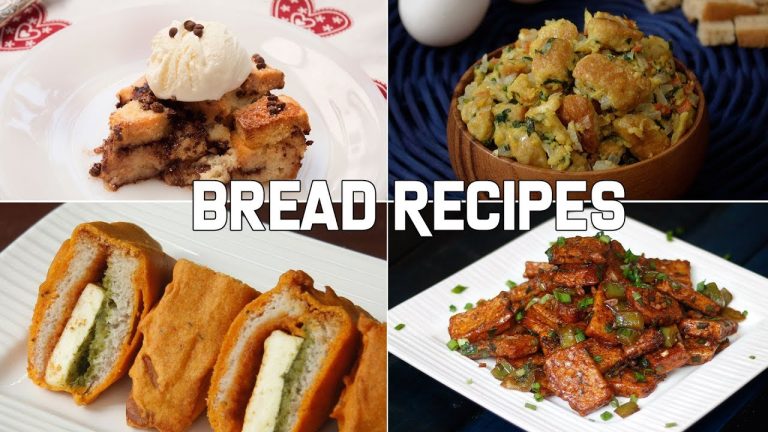 4 Easy Snacks Using Bread | Easy Bread Recipes