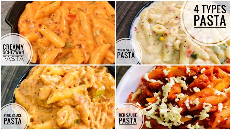 4 Types of Pasta Recipes | Pink Sauce Pasta Recipe | Different Types of Pasta Recipes | Pasta Recipe
