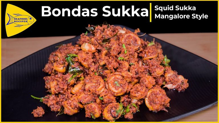 Squid Sukka | Bondass Sukka Mangalore Recipe| ಬೋಂಡಾಸ್ ಸುಕ್ಕ @Seafood Recipes By Bayman