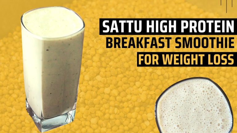 Sattu High Protein Breakfast Smoothie Recipe for Weight Loss | Healthy Instant Summer Morning Drink