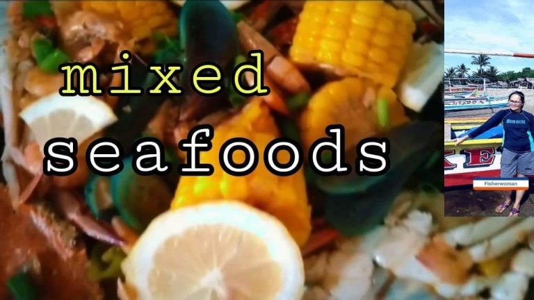 Seafoods Mix Recipe/homemade seafood recipes  by rosevillaraza