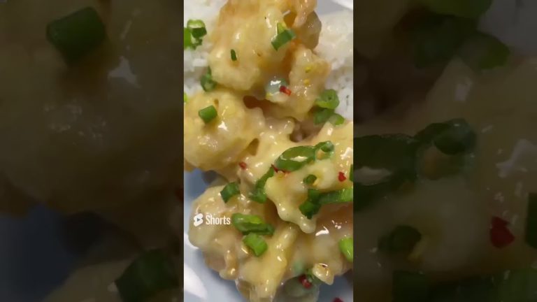How to make Spicy Garlic Honey Shrimp Fast 🍤 #shorts