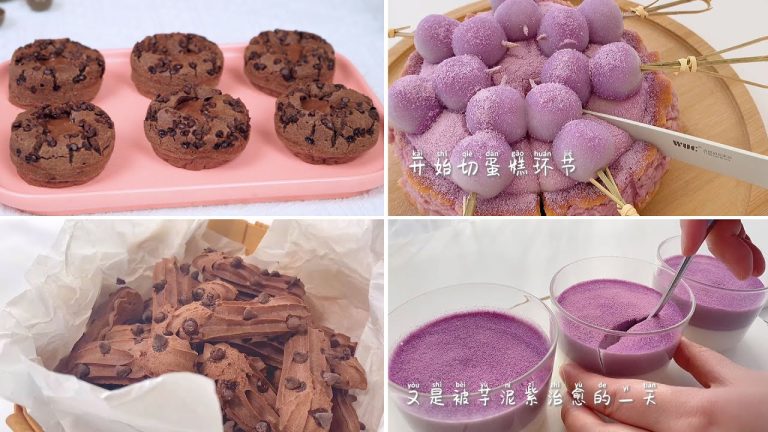 Tiktok ASMR Cooking 🍧 [Engsub] Easy Cooking Recipes Of Some Easy-To-Make Cakes #68