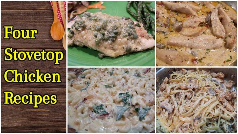 Four Stovetop Chicken Recipes | Cooking for Two | Easy & Delicious Chicken Dishes!