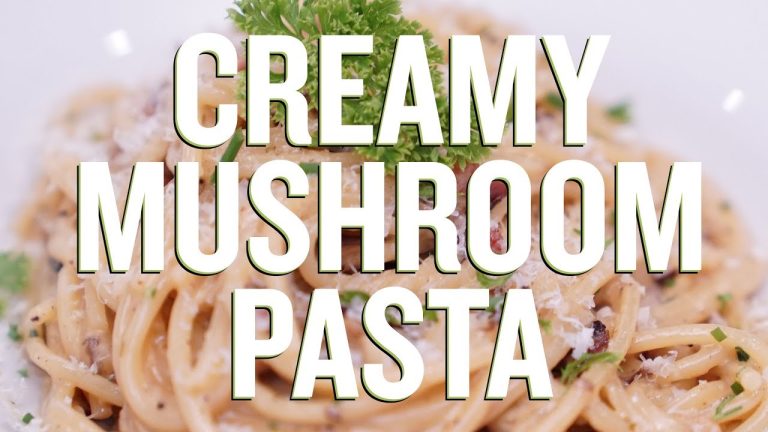 Creamy Mushroom Pasta Recipe (How to cook mushrooom spaghetti)