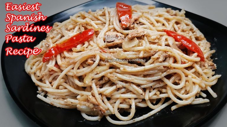 HOW TO COOK THE EASIEST SPANISH SARDINES PASTA RECIPE!!!