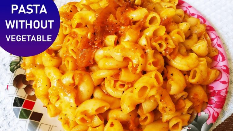 Pasta Recipe Without Vegetables | Macaroni Pasta Recipe At Home | Pasta Lunch Box Recipes