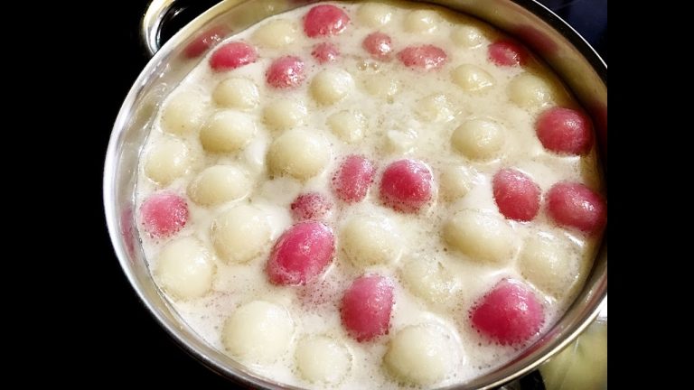 Thai Dessert Recipes : How to make Dumplings in Coconut Milk