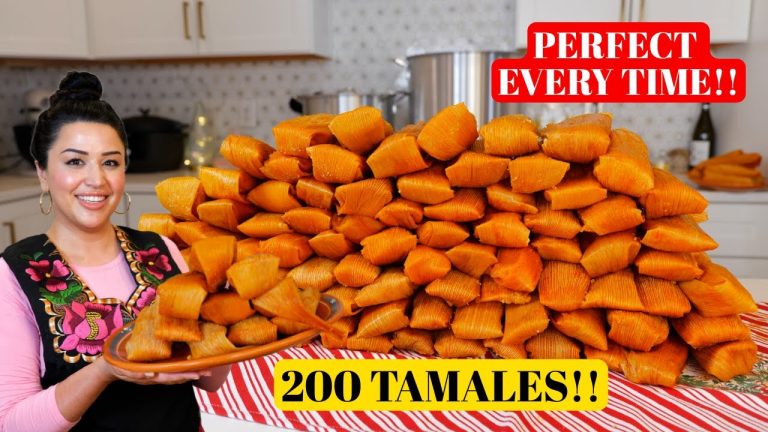 How to make 200 RED BEEF TAMALES, The BEST Step by Step Recipe + All The Secret TIPS You’ll Ever