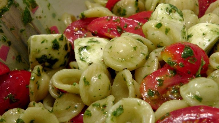 Caprese Pasta Salad – Recipe by Laura Vitale – Laura in the Kitchen Episode 160