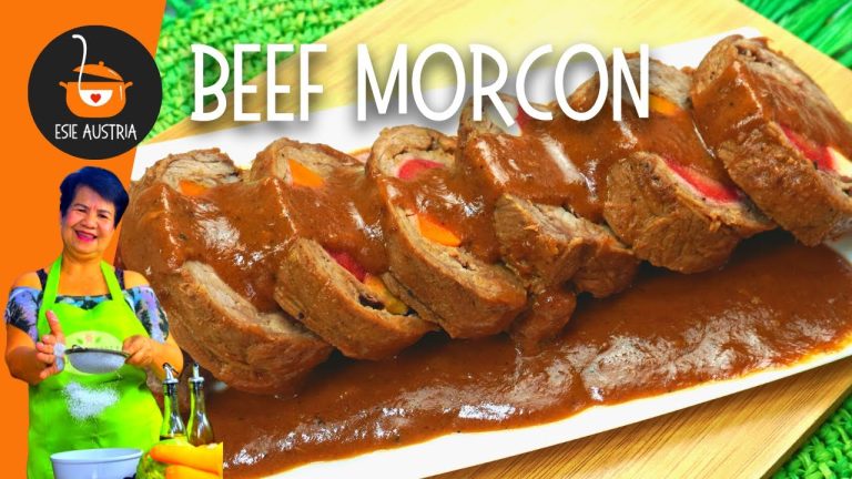 BEEF MORCON | SPECIAL EASY BEEF MORCON | PANG – HANDAAN RECIPE | ESIE AUSTRIA