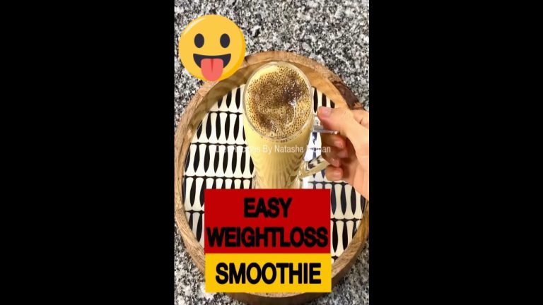 No Sugar | No Milk – Weight Loss Mango Smoothie Recipe ( EASY & BEST) #shorts