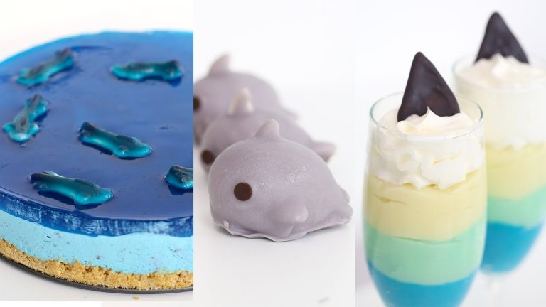 3 Shark Week Dessert Recipes | CHEESECAKE, TRUFFLES + PUDDING | RECIPE