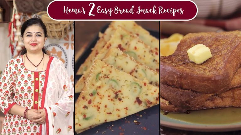 Easy 2 Bread Snack Recipes | Chilli Cheese Toast | French Toast | Bread Recipes