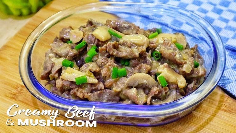 CREAMY BEEF AND MUSHROOM | Simple Beef Recipes | Quick and Easy Beef Recipe