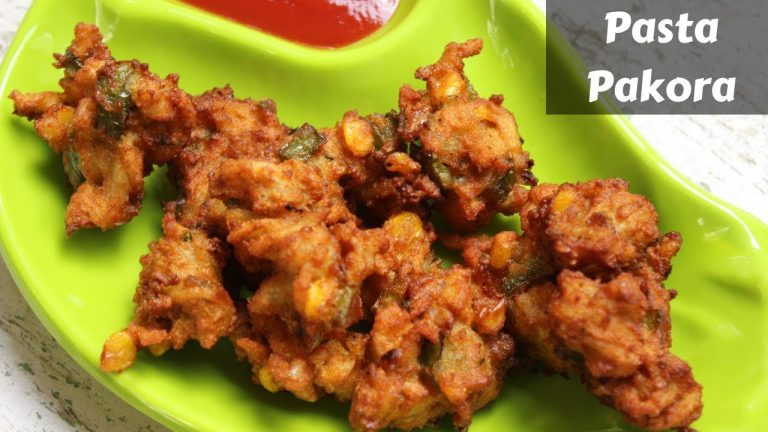 Pasta Pakoda Recipe | Crispy Fried Pasta | Easy Kids Snack Recipe | Monsoon Recipes