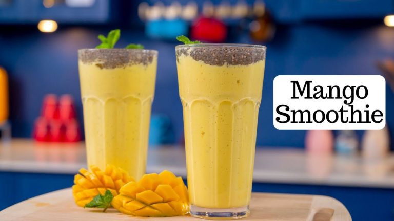 Quick & Healthy Mango Smoothie | Mango Shake Recipe | Kunal Kapur Summer Drinks Recipes