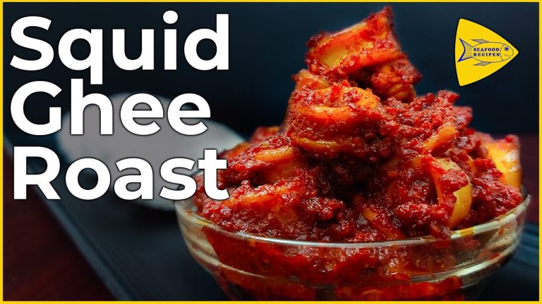 Squid Ghee Roast | Kundapur Mangalore Ghee Roast | Bondas Ghee Roast @Seafood Recipes By Bayman