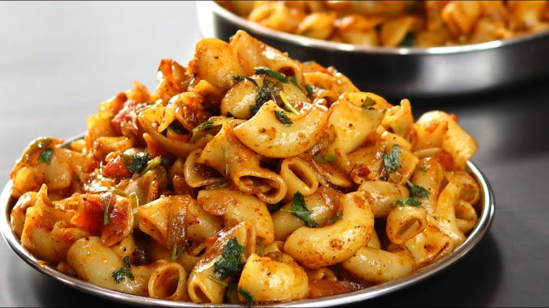പ്ലേറ്റ് കാലിയാക്കി കഴിച്ചുപോകും Indian Style Macaroni Pasta Recipe| Masala Macaroni| Pasta Recipe