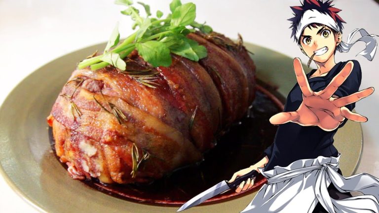 How to Make GOTCHA! PORK ROAST from Food Wars, Shokugeki No Soma! Feast of Fiction S4 Ep23