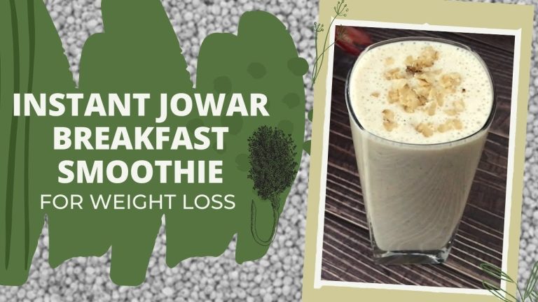 Instant Jowar Breakfast Smoothie Recipe | How to Make Jowar / Sorghum Drink for Weight loss | Hindi