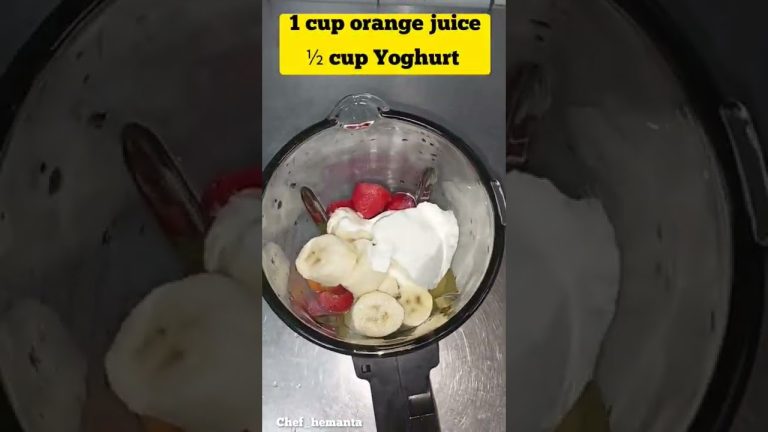 Plum And Apricot Smoothie | New Healthy Smoothie recipe #shorts #youtubeshorts #shortvideo